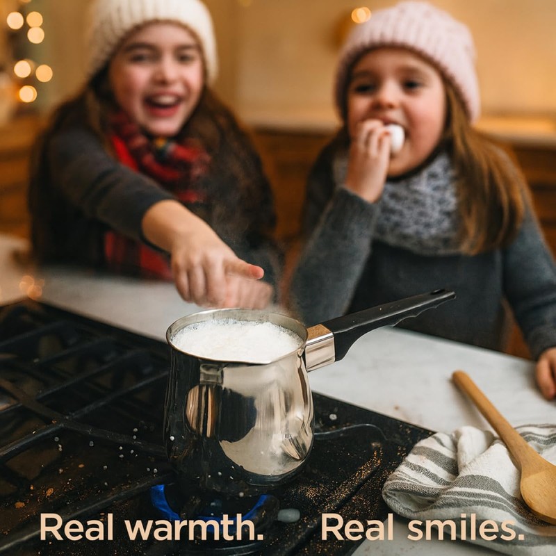 Fino Stainless Steel Turkish Coffee Pot - Professional 18/8 Warmer