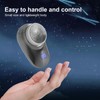 Mini Beard Trimmer Portable Rechargeable Waterproof Wet Dry Use Electric