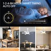18" Socket Fan Light with 2.4G Remote/APP Control 6 wind