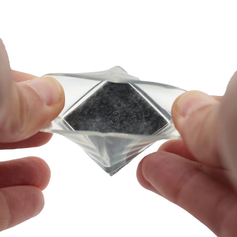 Lifeswonderful - Transparent Clear Flexible Square Feet with Felt Pad