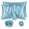 ColourNest Satin Pillowcase Set for Hair and Skin - 2
