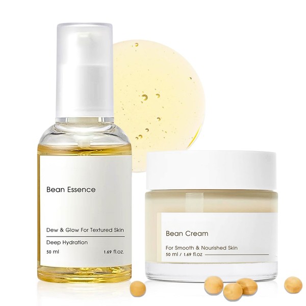 Bean Face Moisturiser for Dry Skin + Bean Essence, Smoothing
