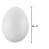 MCE-Commerce A636025-1 Plastic Eggs 6 cm Pack of 25 for