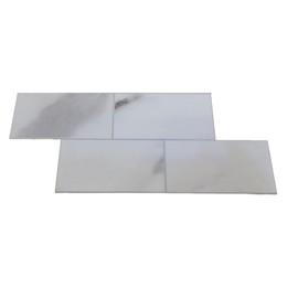 Decopus Subway Tile Peel and Stick (Stone Composite) Backsplash for Kitchen, Bathroom, Car Camper, Wall Accents - Sticker Vinyl, Removable Skinnysplash, Smart Tile Skinny Splash