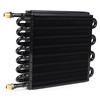 TIEVISHO 1/2" Transmission Cooler 16 Pass Aluminium alloy 8AN Tube