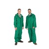 FR Coverall Rainsuit, Detach Hood, Grn, 2XL