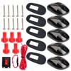 5-Piece 12V LED Cab Roof Marker Light Kit with Smoked