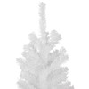 Northlight Georgian Pine Artificial Pencil Christmas Tree Unlit, 4.5', White