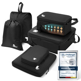 Compression Packing Cubes for Backpack 6 Black