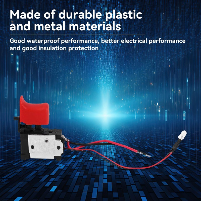 Electric Drill Switch, Trigger Cordless Screwdriver Switch, Switch for Electric