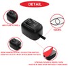 MKBKLLJY 2Pcs Black Paste Type Switch Car Rocker Switch ON/Off