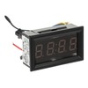 NOLITOY Car Dashboard Digital Clock with Temperature Voltage Display LED