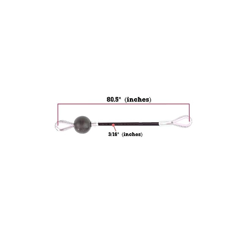 TreadLife Fitness Cable w/Hook Assembly - Replacement for Bowflex Xtreme