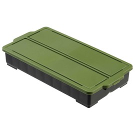 SANKA AP-3516 Toughcon Tool Box, Plastic, Nail Bolt Box #104, Khaki, Black, (W x D x H): 22.2 x 11.4 x 3.5 inches (56.5 x 28.9 x 8.8 cm)