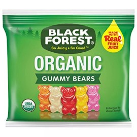 Black Forest Organic Gummy Bears Candy, 0.8-Ounce Bag , 65 Count (Pack of 1)