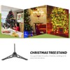 Healifty Adjustable Base 6Pcs Xmas Tree Bases Stand Christmas Tree