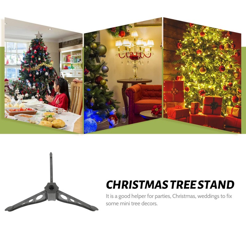 Healifty Adjustable Base 6Pcs Xmas Tree Bases Stand Christmas Tree