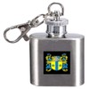 Reader Family Crest Surname Coat of Arms 1oz Hip Flask