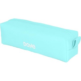 DOHE - Simple Pencil Case for School - 1 Compartment Rectangular Multipurpose Pencil Case 21 x 5 x 6 cm Zipper Durable Polyester - Serenity, Green, Triple (3 compartments)