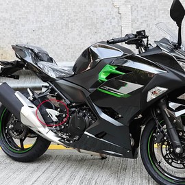 ZEXDDI Fit For KAWASAKI Ninja 500 Ninja 400 Z400 Z500 2018-2023 2024 CNC Aluminum Motorcycle Foot Peg Protector Heel Guard Footrest Rear Set Heel Plates Guard Protector (Black)