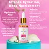 4-in-1 Facial Serum with Arbutin, Hyaluronic Acid, Vitamin C &