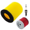 TOPREPAIR Air Filter for Suzuki Eiger King Quad 400 Vinson