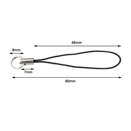 200 Pcs Straps Lobster Claw Clasp, BetterJonny Colorful Lanyard with Accessory Hook Accessories Parts DIY Keychain Craft Parts (Colorful+Black)