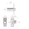 Adjustable Roller Catch Polished Chrome Roller Ball Door Latch Cupboard