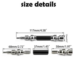 Ieron Drive Shaft CVD Axles Compatible with 1/10 Arrma Senton Granite 3s Blx&Mega550, 4Pcs RC Upgrades Parts,Front Rear Driveshafts,Part #ARAC4041, Black