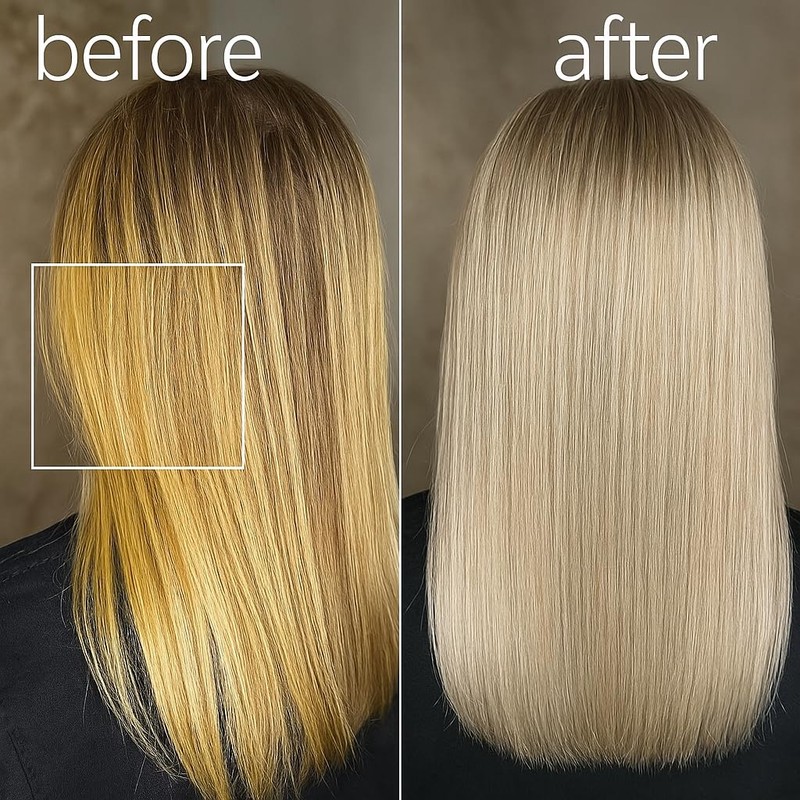 Silver Shampoo - Removes yellow tones in blonde and grey