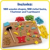 READY 2 LEARN Tack A Tile - Wooden Hammer Toy