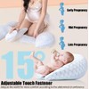 Portable Pregnancy Pillow – W Shaped Maternity Support for Side