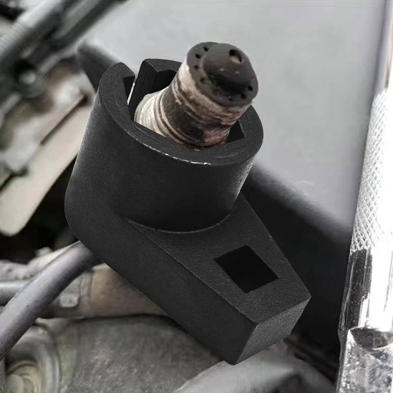 Offset Oxygen Sensor Socket, 3/8-Inch Drive, 7/8-Inch (22mm), Wire Gate
