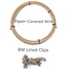 Paper Covered Wire 16 Gauge 8’ Length for Upholstery -