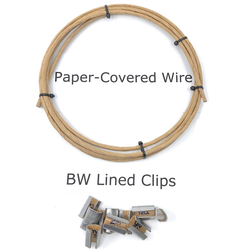 Paper Covered Wire 16 Gauge 8’ Length for Upholstery -
