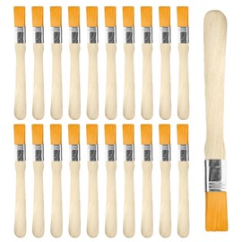 20 Pieces of Nylon Brushes, Barbecue Brushes, Paint Tool Brushes, Wooden Handle Nylon Bristle Board Brushes, Dust Removal Brushes, Tool Brushes (13.5cm)