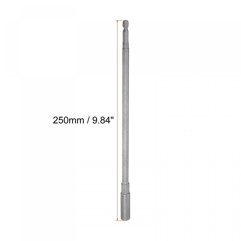 sourcing map 1/4" Quick-Change Hex Shank 8mm Nut Setter Driver
