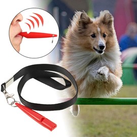 JUHONNZ Dog Whistle, Pack of 3 Training Whistles, Plastic Dog Whistle with Band, High Pitch Dog Whistles, Training Whistle for Dog Training, Dog Training 211.5