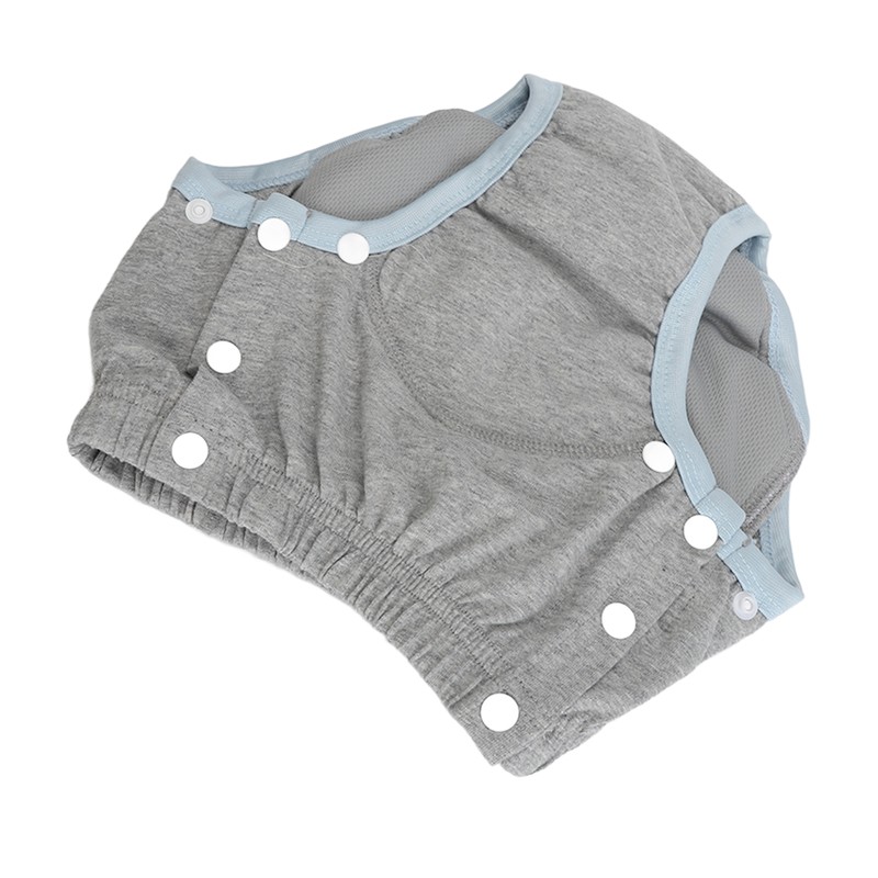 Adult Cloth Diaper Underwear Pure Cotton Washable Leak Proof Incontinence