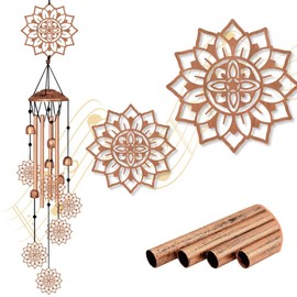 BEUNITONE Large Aluminium Wind Chimes 33" Outdoor Deep Tone Memorial with Mandala Wind Catcher, Sympathy for Loss of Loved Mom Father Metal Garden Patio Balcony Home Decor