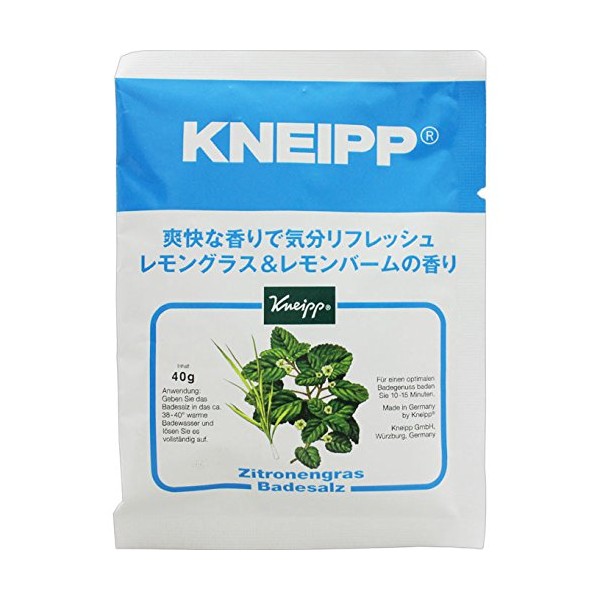 Knipe Japan Knipe Bath Salt Lemongrass & Lemon Balm, 1.4 oz (40 g)