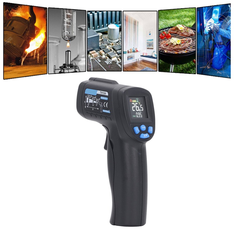 Infrared Thermometer Handheld High Accuracy Digital Laser Temperature Tester Non