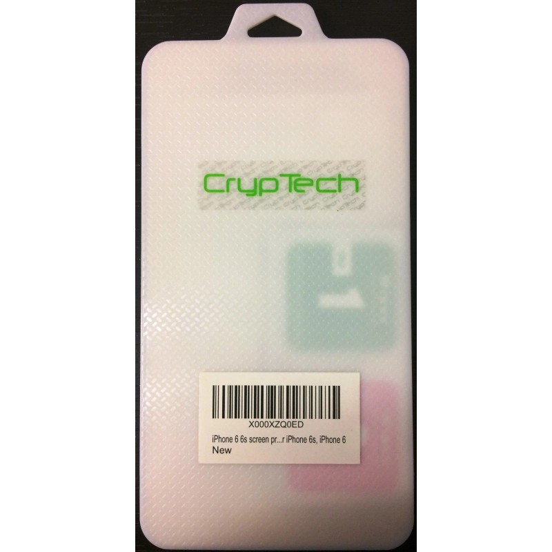 CrypTech Tempered Glass screen protector 2 pack
