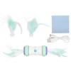 Electric Cat Teaser USB Rechargeable Auto Rotating Cat Toys with