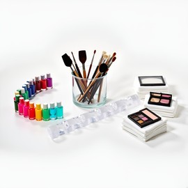 Transparent Brush Holder Nail Art Acrylic Simple Transparent Pen Brush Stand Brush Rest Brush Rest for 5 Nail Pens Gel Nails Nail Tools Nail Supplies Stylish Useful Paint brush holder Nail Art Brushes