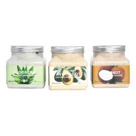 3 Pzs Exfoliante Facial Y Corporal Hidrata Aclara Manchas                                                                                             