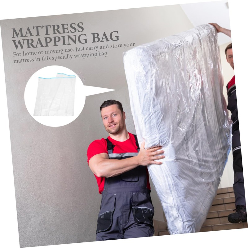 ABOOFAN Mattress Vacuum Storage Bag for Moving and Reusable Vacuum