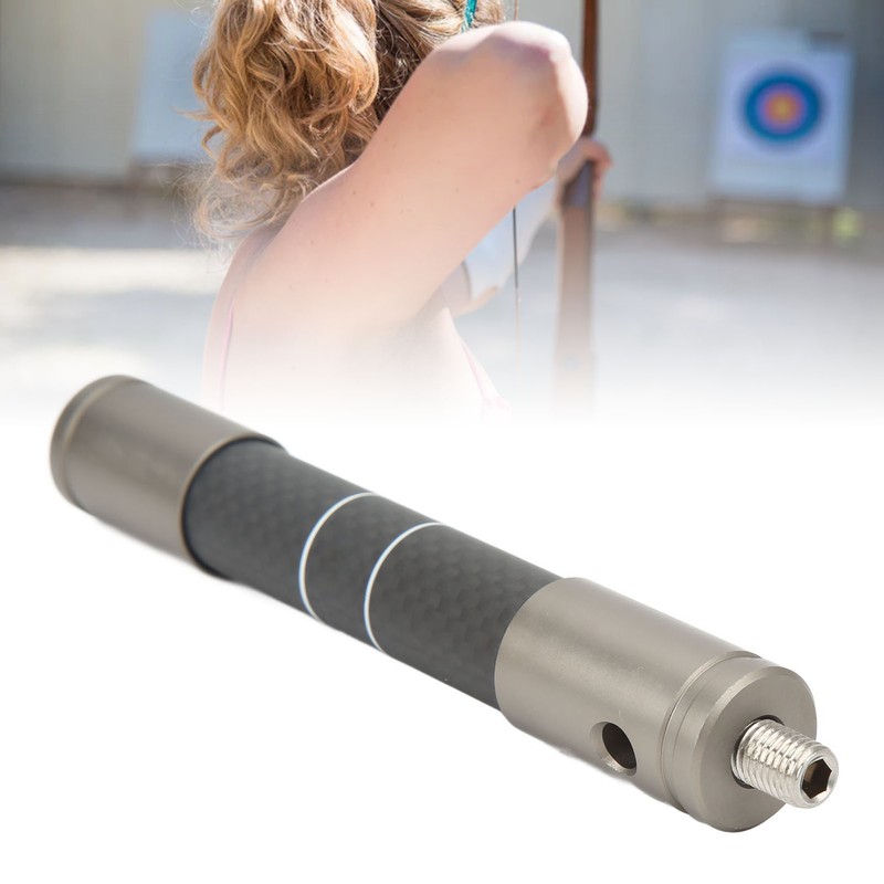 5in Archery Stabilizer Carbon Stainless Steel Portable Archery Balance Bar