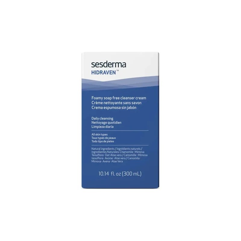 Limpiador Hidraven Crema Espumosa Sin Jabon 300ml Sesderma