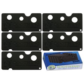 Soothing Wellness Essentials 5 Pack Essential Oils Opener Key Tool Set (Jet Black) - The Perfect Opener and Remover Accessory for Roller Balls and Caps on Most Bottles